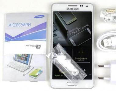 Samsung Galaxy Alpha - Технические характеристики